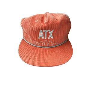 ATX Austin Texas Skyline Corduroy Adjustable Hat